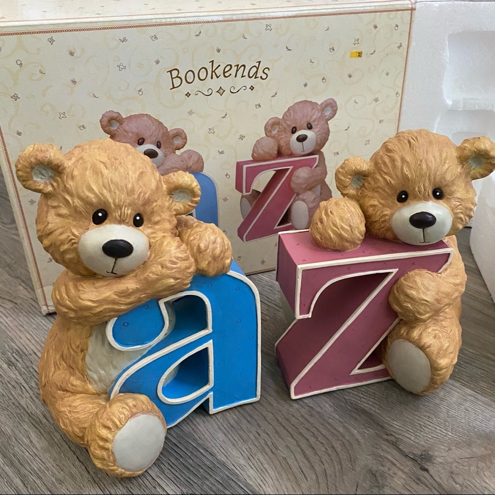 Gund Co. A -Z Bookends Vintage